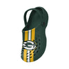 Green Bay Packers NFL Mens Team Stripe Clog With Strap