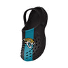 Jacksonville Jaguars NFL Mens Team Stripe Clog With Strap