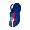 New York Giants NFL Mens Team Stripe Clog With Strap