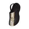 New Orleans Saints NFL Mens Team Stripe Clog With Strap