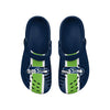 Seattle Seahawks NFL Mens Team Stripe Clog With Strap