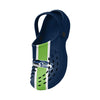 Seattle Seahawks NFL Mens Team Stripe Clog With Strap