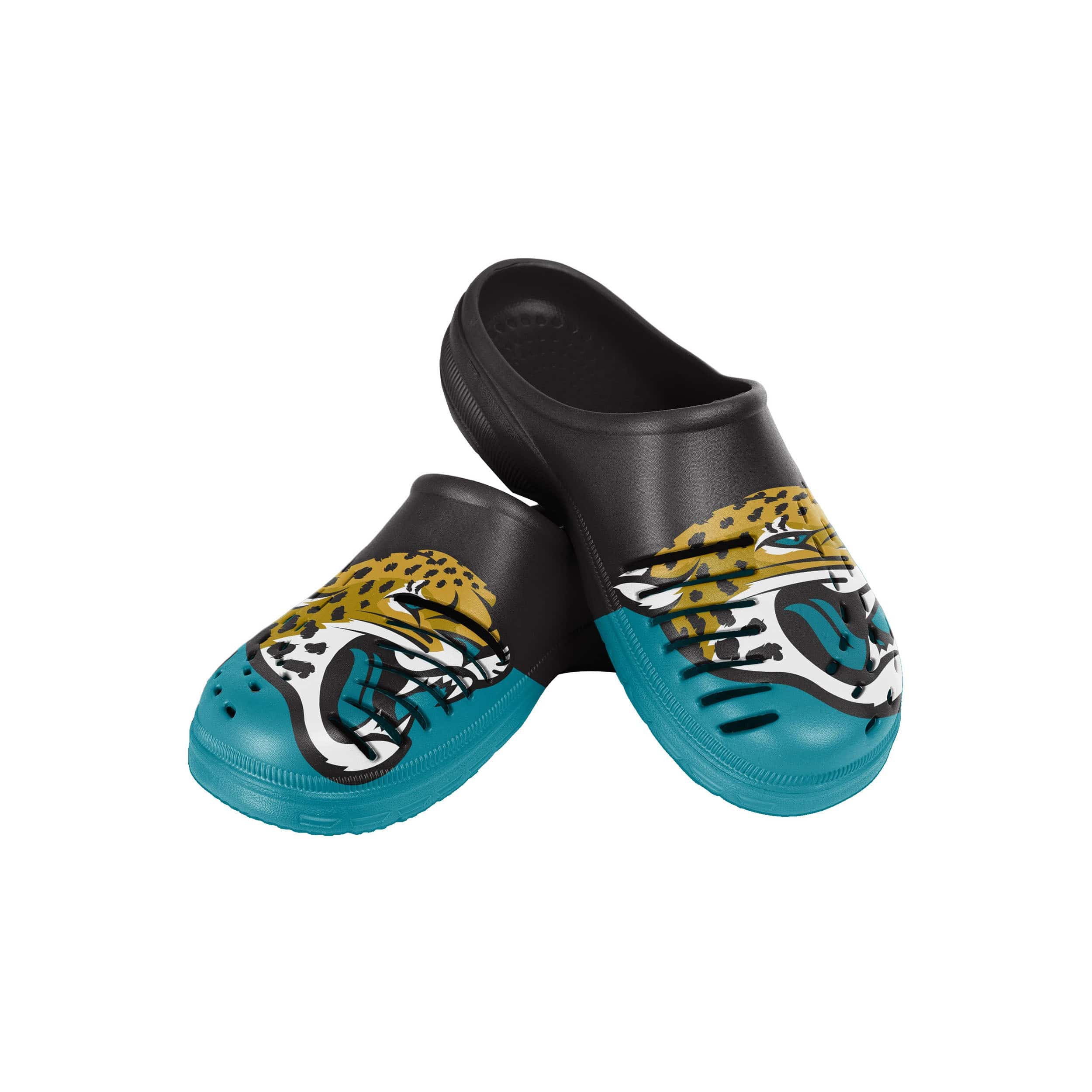 Women's Jacksonville Jaguars Big Logo Slip-on Black Trainers