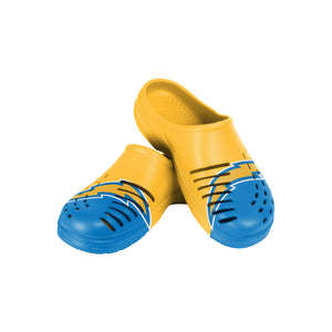 Los Angeles Chargers NFL Youth Colorblock Big Logo Clog