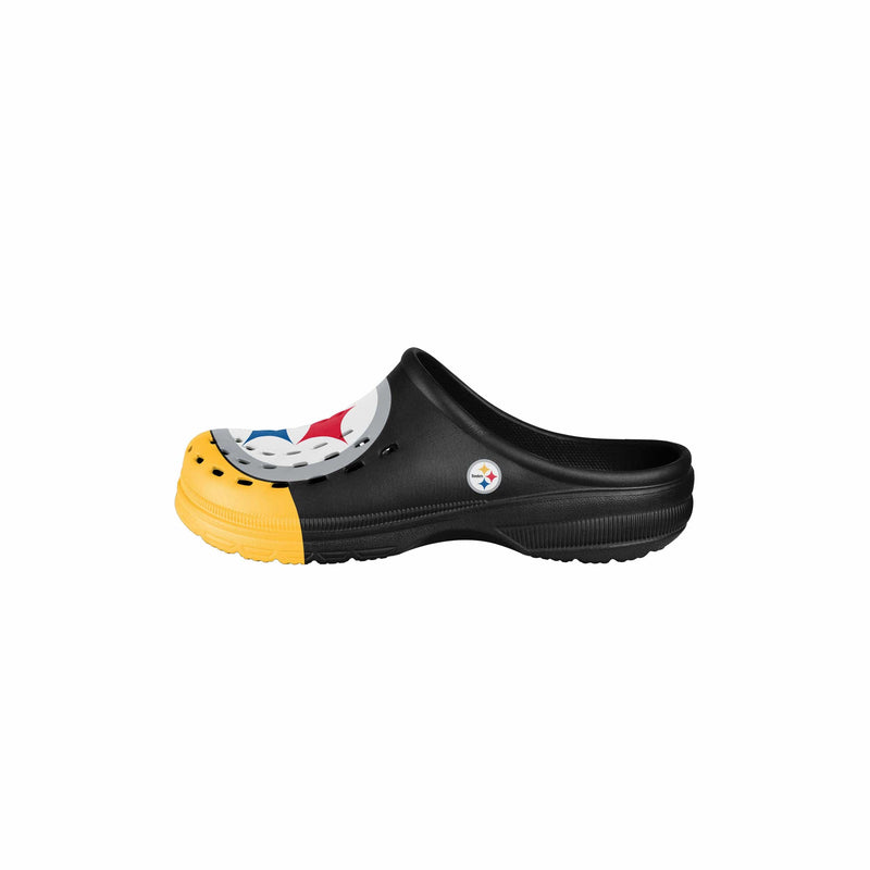 Steelers Youth Colorblock Logo Legacy Slides - S