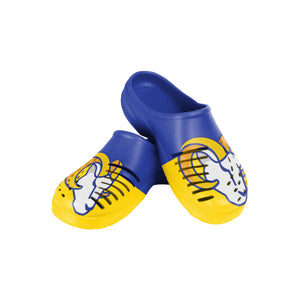 Los Angeles Rams NFL Youth Colorblock Big Logo Clog