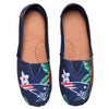 New England Patriots NFL Womens Floral Canvas Shoes