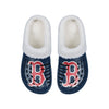 Boston Red Sox MLB Womens Sherpa Lined Glitter Clog