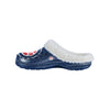 Chicago Cubs MLB Womens Sherpa Lined Glitter Clog