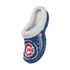 Chicago Cubs MLB Womens Sherpa Lined Glitter Clog