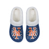 New York Mets MLB Womens Sherpa Lined Glitter Clog