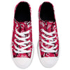 Cincinnati Reds MLB Womens Low Top Repeat Print Canvas Shoes