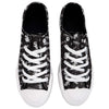 Chicago White Sox MLB Womens Low Top Repeat Print Canvas Shoes