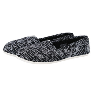 San Antonio Spurs NBA Womens Script Print Canvas Shoes