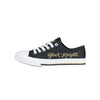 Army Black Knights NCAA Womens Color Glitter Low Top Canvas Shoes