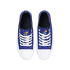 Kansas Jayhawks NCAA Womens Color Glitter Low Top Canvas Shoes