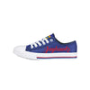 Kansas Jayhawks NCAA Womens Color Glitter Low Top Canvas Shoes