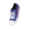 Kansas Jayhawks NCAA Womens Color Glitter Low Top Canvas Shoes