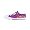 LSU Tigers NCAA Womens Color Glitter Low Top Canvas Shoes