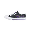 Washington Huskies NCAA Womens Color Glitter Low Top Canvas Shoes