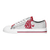 Washington State Cougars NCAA Womens Glitter Low Top Canvas Shoes