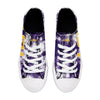 LSU Tigers NCAA Womens Low Top Tie-Dye Canvas Shoe