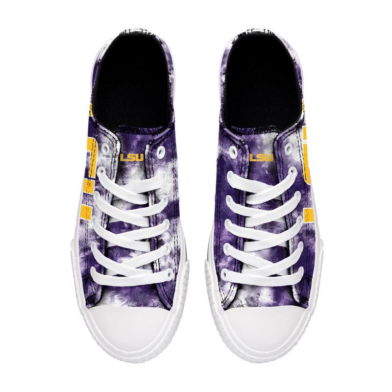 Youth FOCO Kansas City Chiefs Tie-Dye Canvas Sneakers