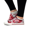 Ohio State Buckeyes NCAA Womens Low Top Tie-Dye Canvas Shoe