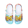 Michigan Wolverines NCAA Womens Tie-Dye Clog With Strap