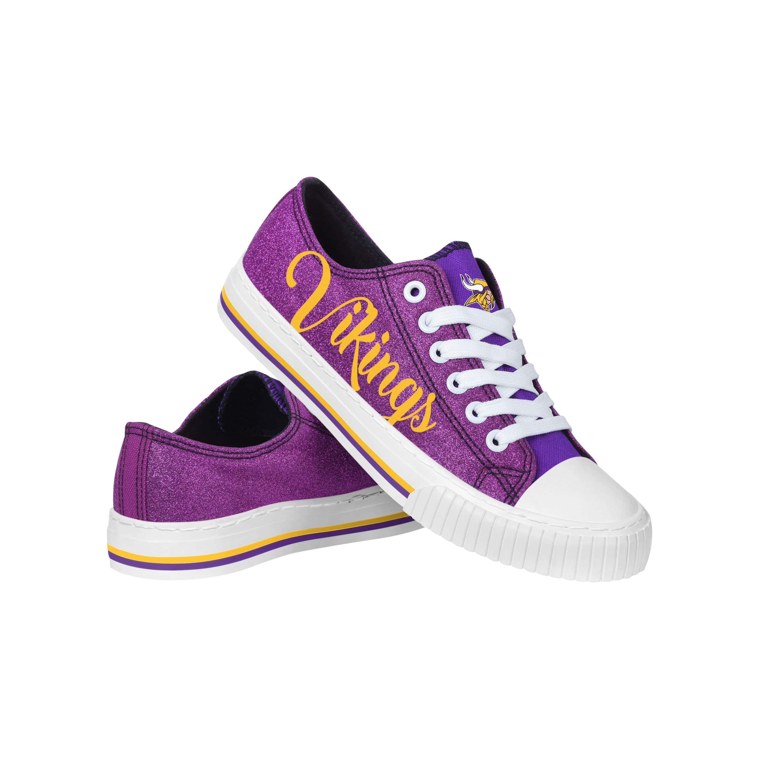 Minnesota Vikings Shoes - High Top Canvas Sneakers –