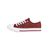 Tampa Bay Buccaneers NFL Womens Color Glitter Low Top Canvas Shoes