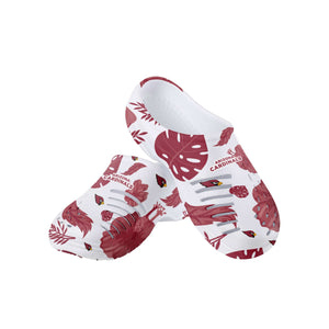 Arizona Cardinals NFL Womens Floral White Clog