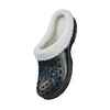 Carolina Panthers NFL Womens Sherpa Lined Glitter Clog