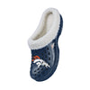 Denver Broncos NFL Womens Sherpa Lined Glitter Clog