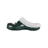 Green Bay Packers NFL Womens Sherpa Lined Glitter Clog