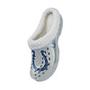 Indianapolis Colts NFL Womens Sherpa Lined Glitter Clog