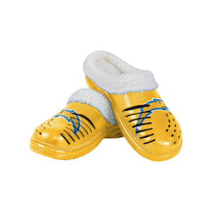 Los Angeles Chargers NFL Womens Sherpa Lined Glitter Clog