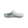 Miami Dolphins NFL Womens Sherpa Lined Glitter Clog