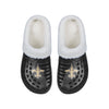 New Orleans Saints NFL Womens Sherpa Lined Glitter Clog