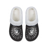 Las Vegas Raiders NFL Womens Sherpa Lined Glitter Clog