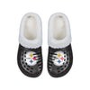 Pittsburgh Steelers NFL Womens Sherpa Lined Glitter Clog