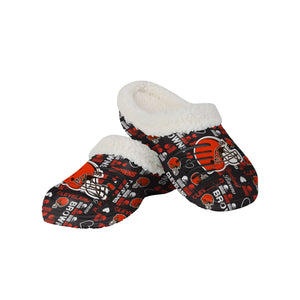 Cincinnati Bengals Womens Sherpa Lined Logo Love Clog