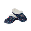 New England Patriots NFL Womens Sherpa Lined Logo Love Clog