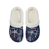 New England Patriots NFL Womens Sherpa Lined Logo Love Clog