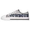 NFL Womens Glitter Low Top Canvas Shoes - Pick Your Team!