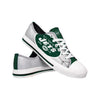 New York Jets NFL Womens 1998-2018 Glitter Low Top Canvas Shoes