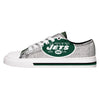 New York Jets NFL Womens 1998-2018 Glitter Low Top Canvas Shoes