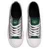 New York Jets NFL Womens 1998-2018 Glitter Low Top Canvas Shoes