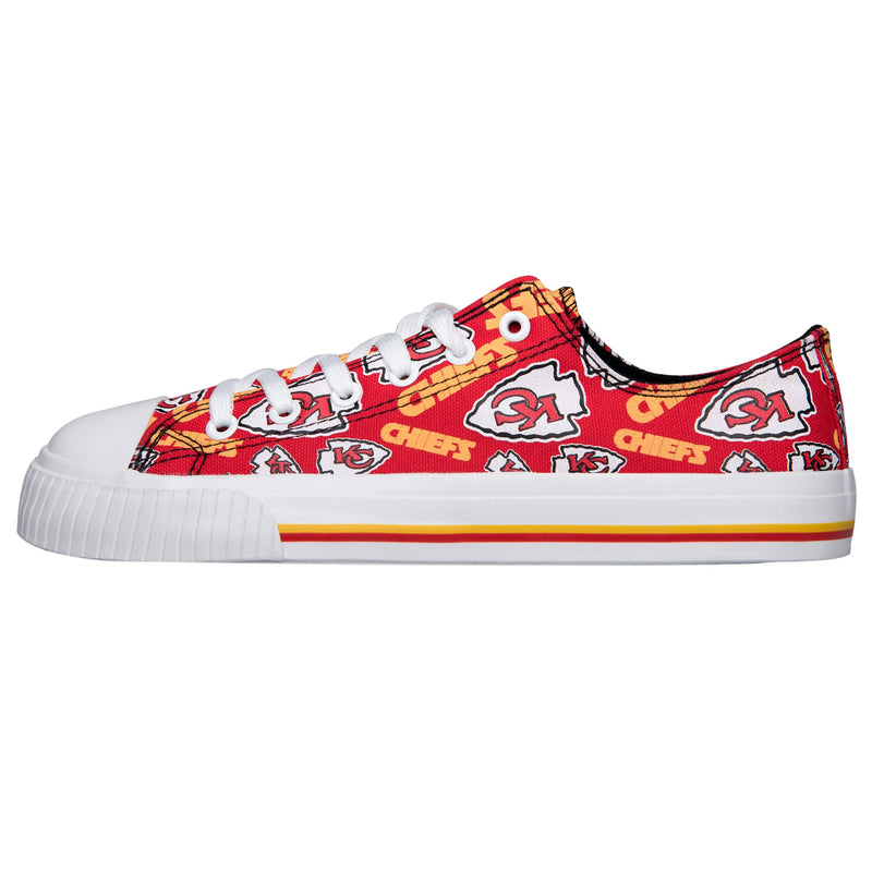 Kansas City Chiefs 2021 NFL Men's High Top Canvas SNEAKERS FREE SHIP