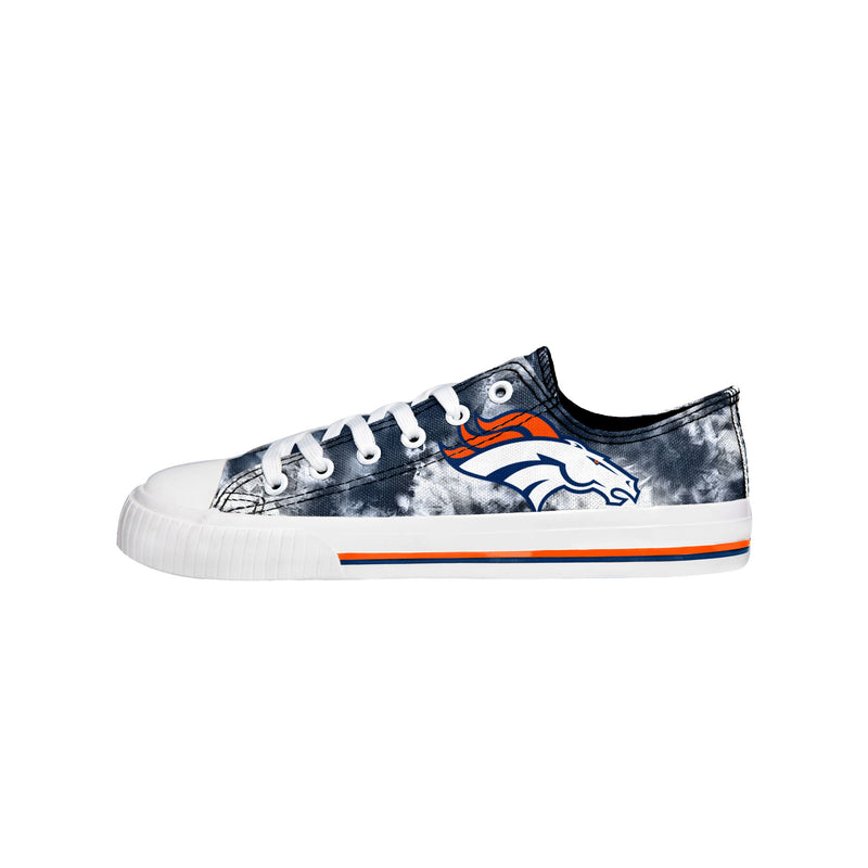 Denver Broncos NFL Men And Women Low Top Tie-Dye Canvas Shoes For Fans -  Freedomdesign